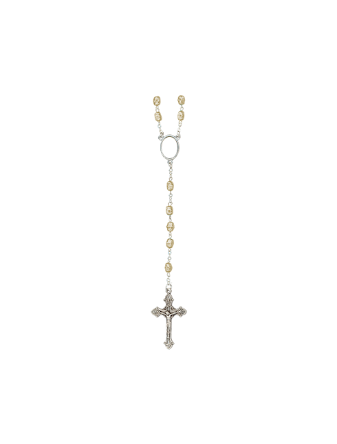 Rosari con grani imitazione perla di fiume grani 6 mm 