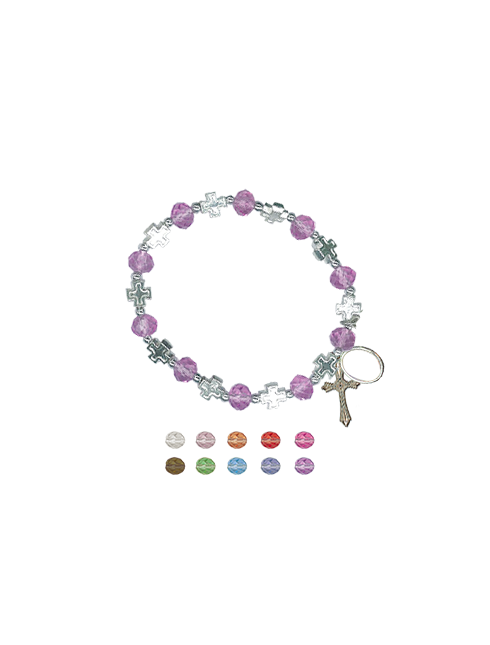 Bracciale elastico con croce celtica 