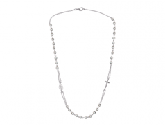 Collana tre decine in Argento 925