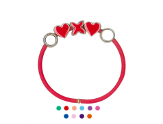 Bracciale in gomma con corona personalizzabile 