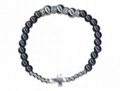Bracciale in Ematite con strass