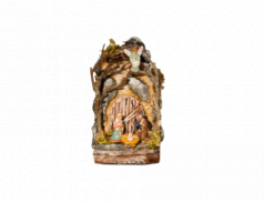 Presepe in terracotta dipinti a mano