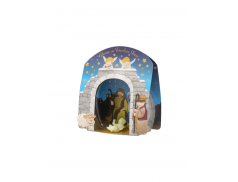 Casetta presepe con bambino P1/F