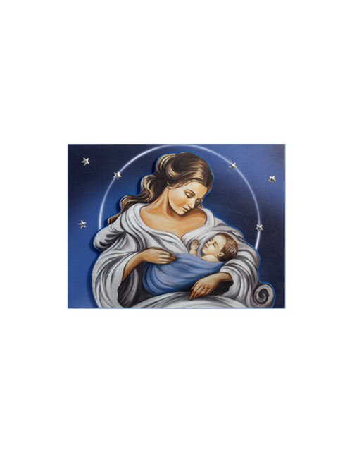 Quadro In Legno A Doppio Livello Con Strass Swarovski E Stelle In Argento Fars It