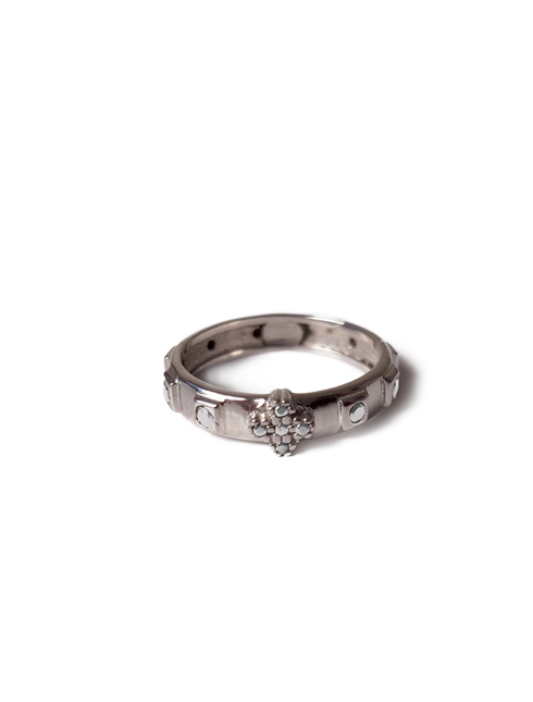 Anello con pietre zirconi colorate con astuccio Anelli