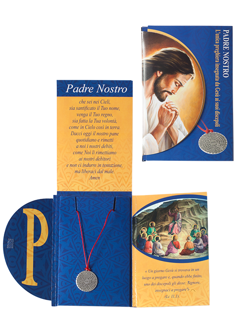 Collana con preghiera "Padre Nostro"