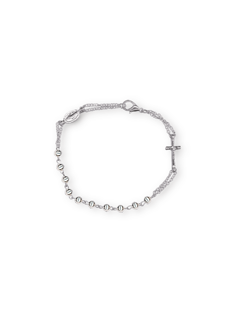 Bracciale tre decine in Argento 925