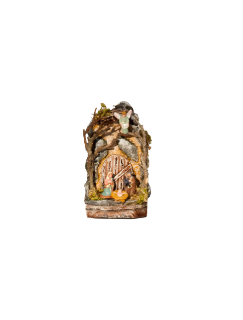 Presepe in terracotta dipinti a mano