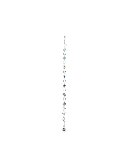 Bracciale con grani in cristallo e  medaglia Miracolosa  grani 7 mm 