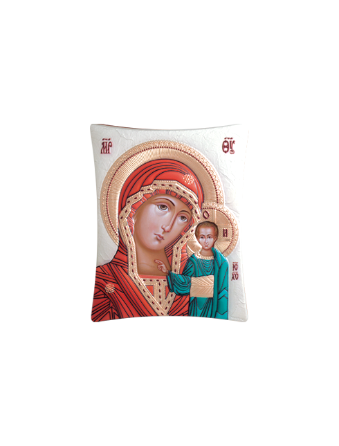 Icone ortodosse in legno e argento PUD 16x20 cm