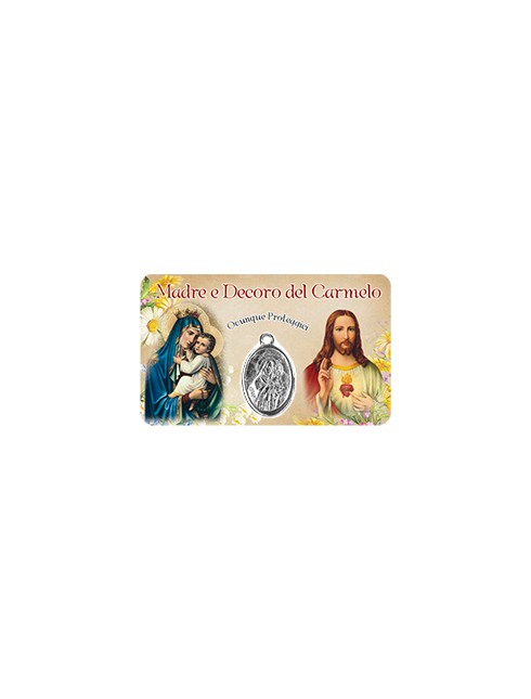 HolyCard tascabile con medaglia