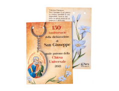 Portachiave ovale "San Giuseppe" 5 cm