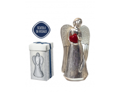 Angeli in resina argentato