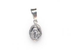 Medaglina in argento con "Madonna Miracolosa" confezione 10 pz.