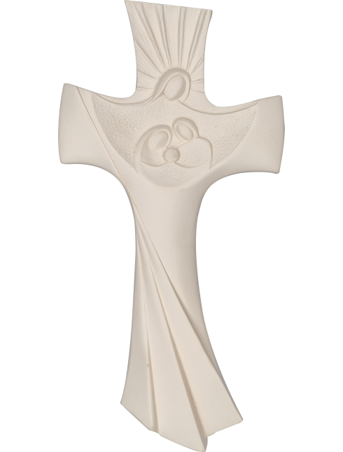 Crocifisso effetto pietra