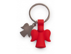 Portachiavi gommosi angioletto sagomato