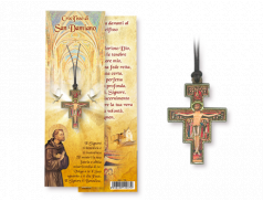 Confezione con Croce San Damiano da collo