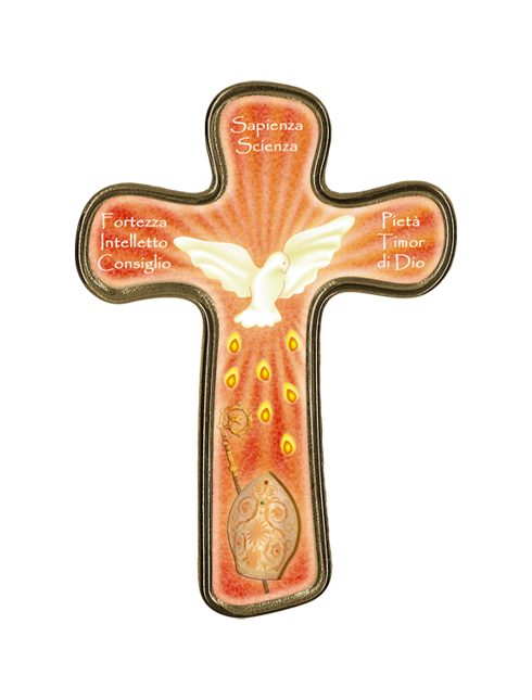 Croce in polimero della Cresima 