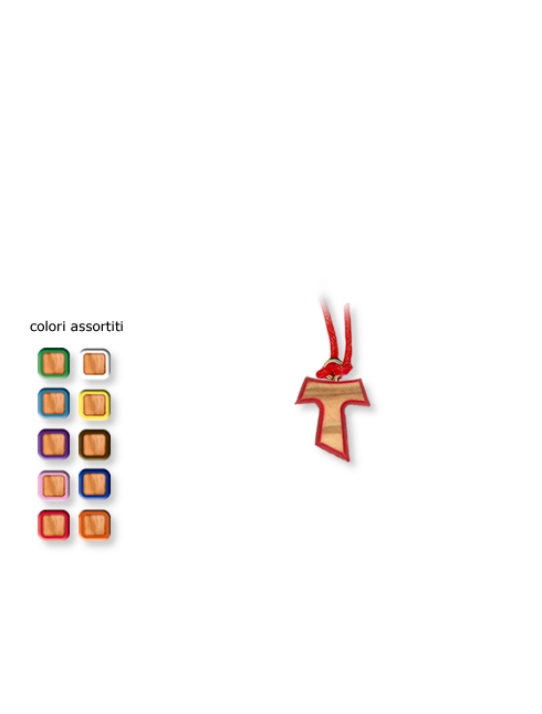 Ciondolo in legno d'ulivo