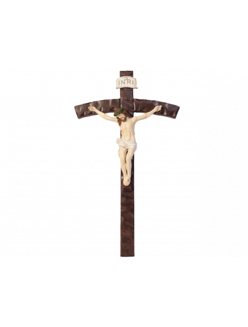 Croce in Resina Dipinta a Mano