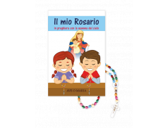 Libreto Rosario per bambini, 44 pag. con rosario in legno