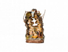 Presepe in terracotta dipinti a mano