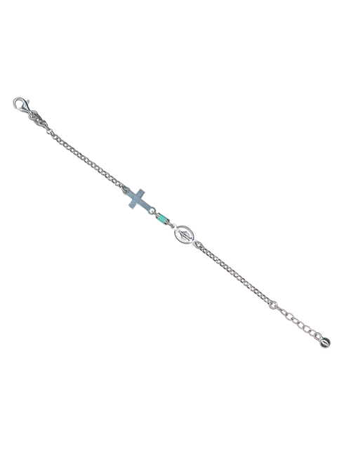 Bracciali in argento con miracolosa
